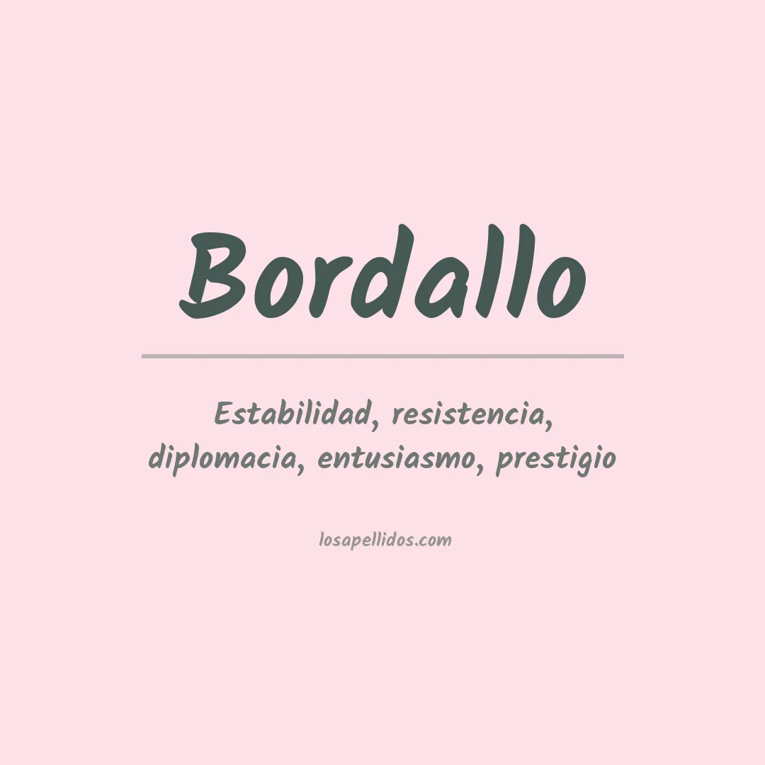 Apellido Bordallo