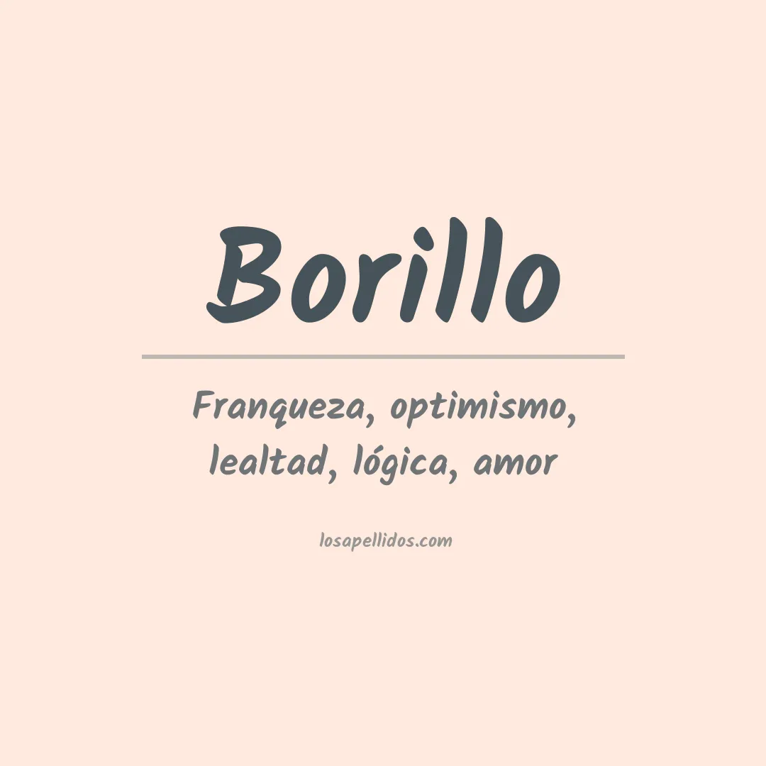 Apellido Borillo