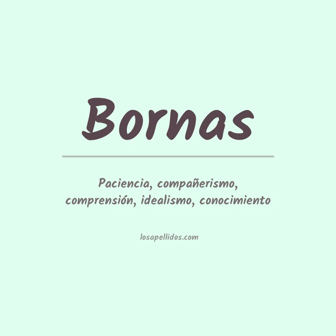 Apellido Bornas