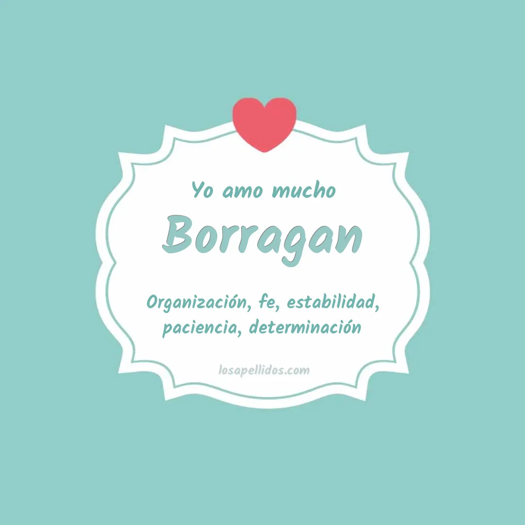 Yo amo mucho Borragan