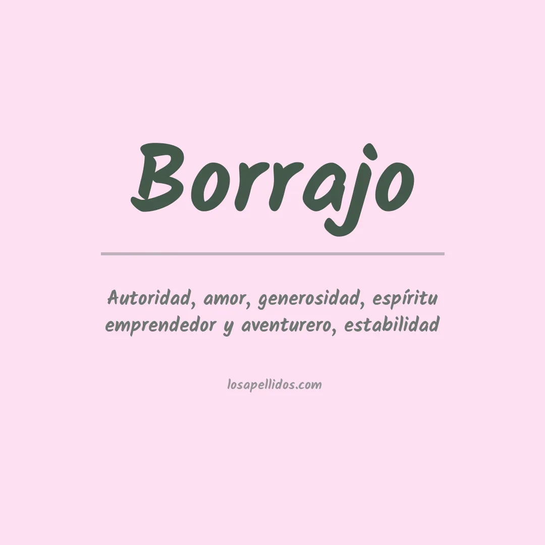 Apellido Borrajo