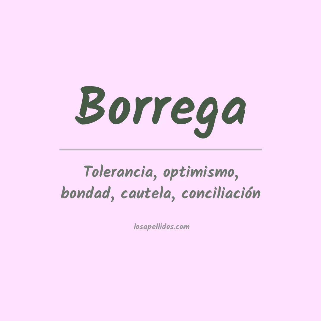 Apellido Borrega