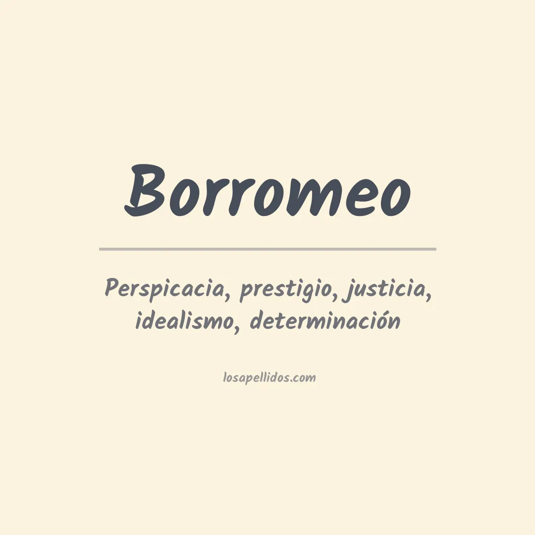 Apellido Borromeo