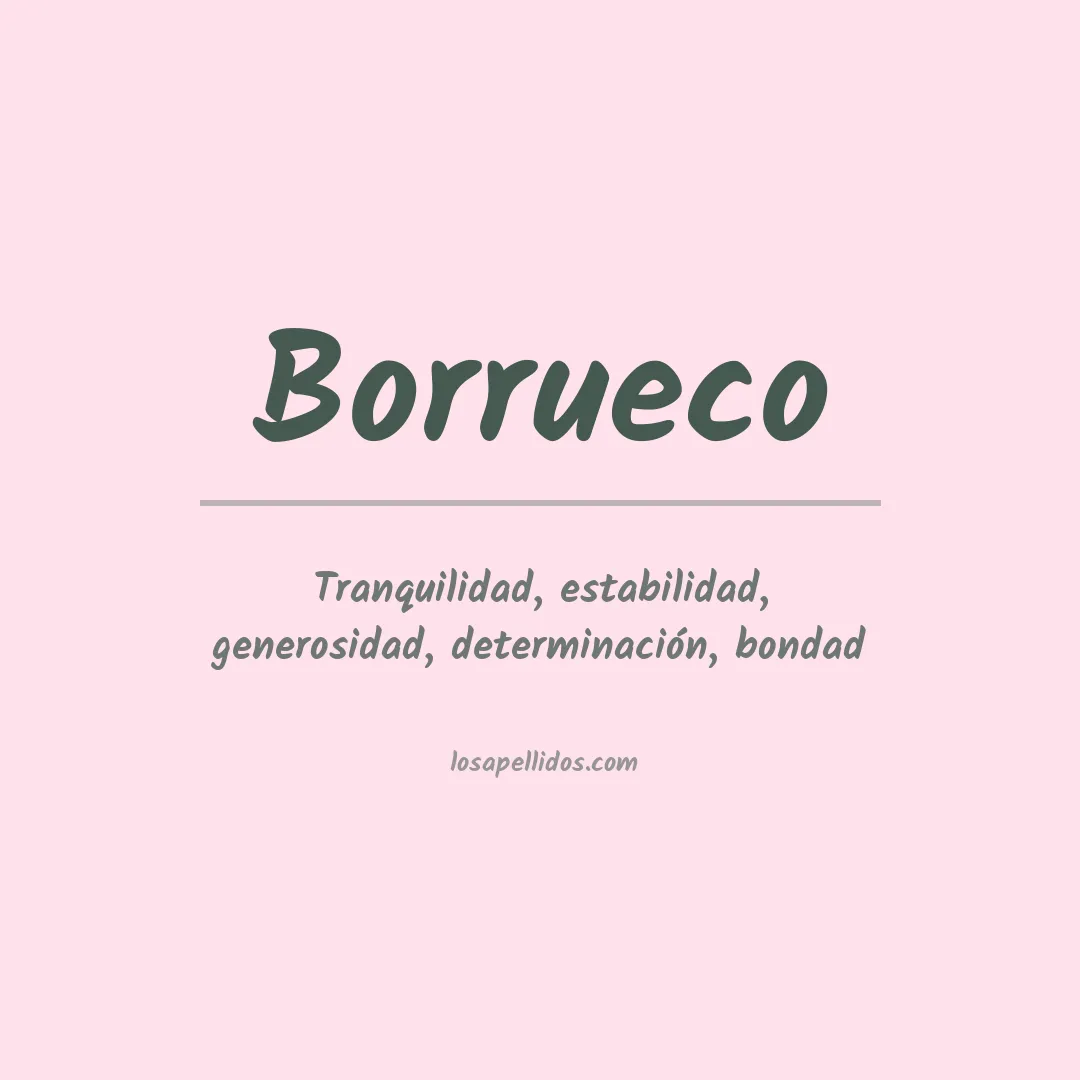 Apellido Borrueco
