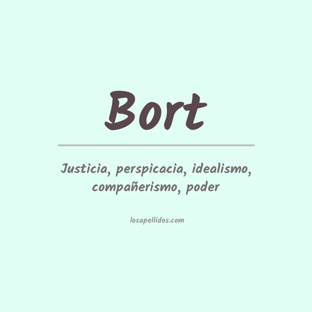 Apellido Bort