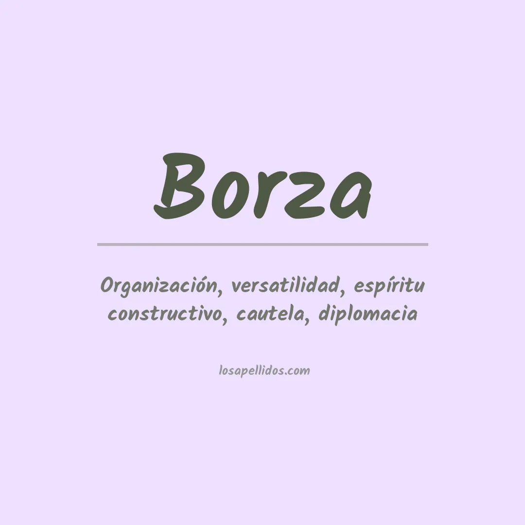 Apellido Borza
