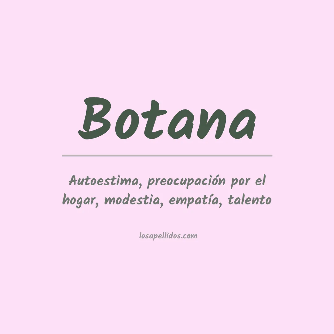 Apellido Botana