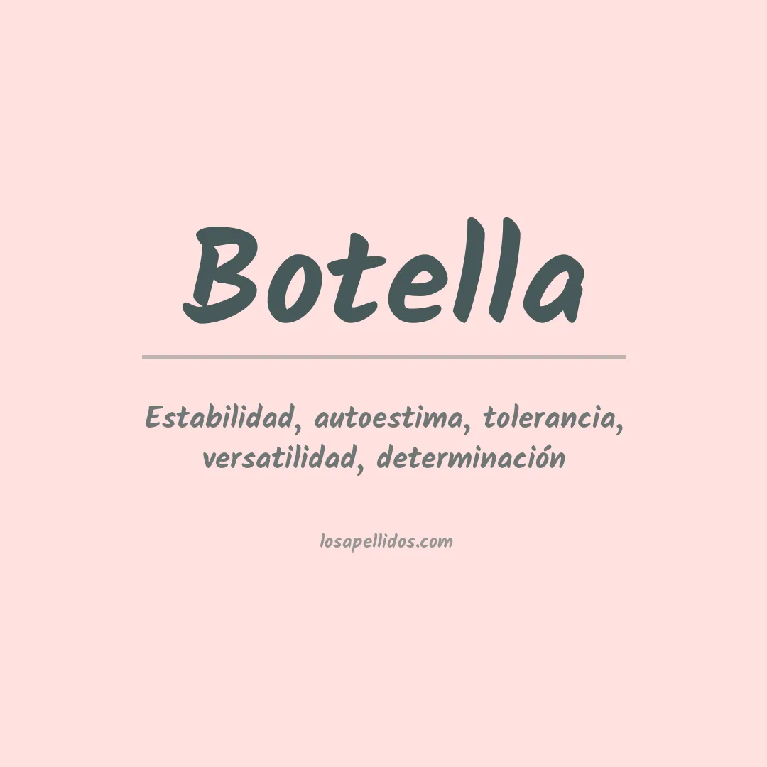 Apellido Botella