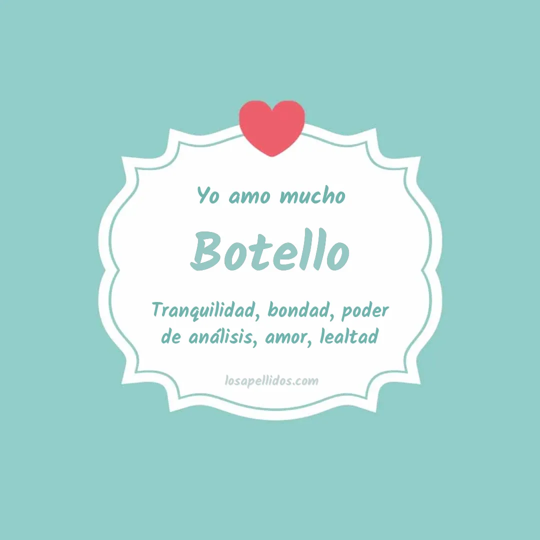 Yo amo mucho Botello