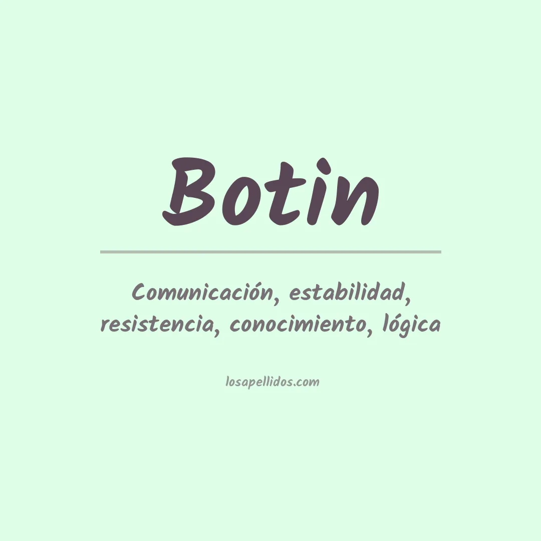 Apellido Botin