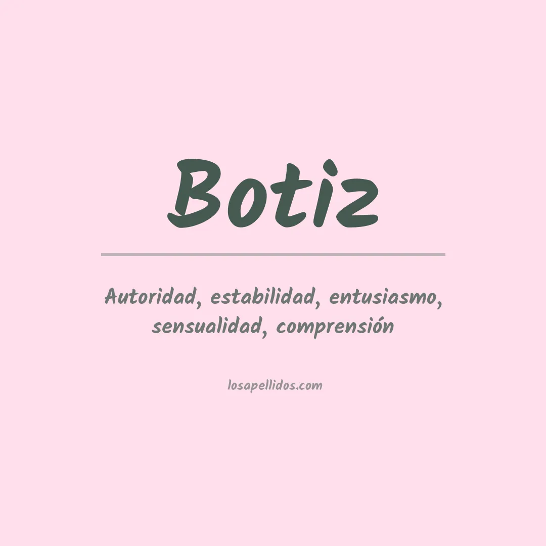 Apellido Botiz