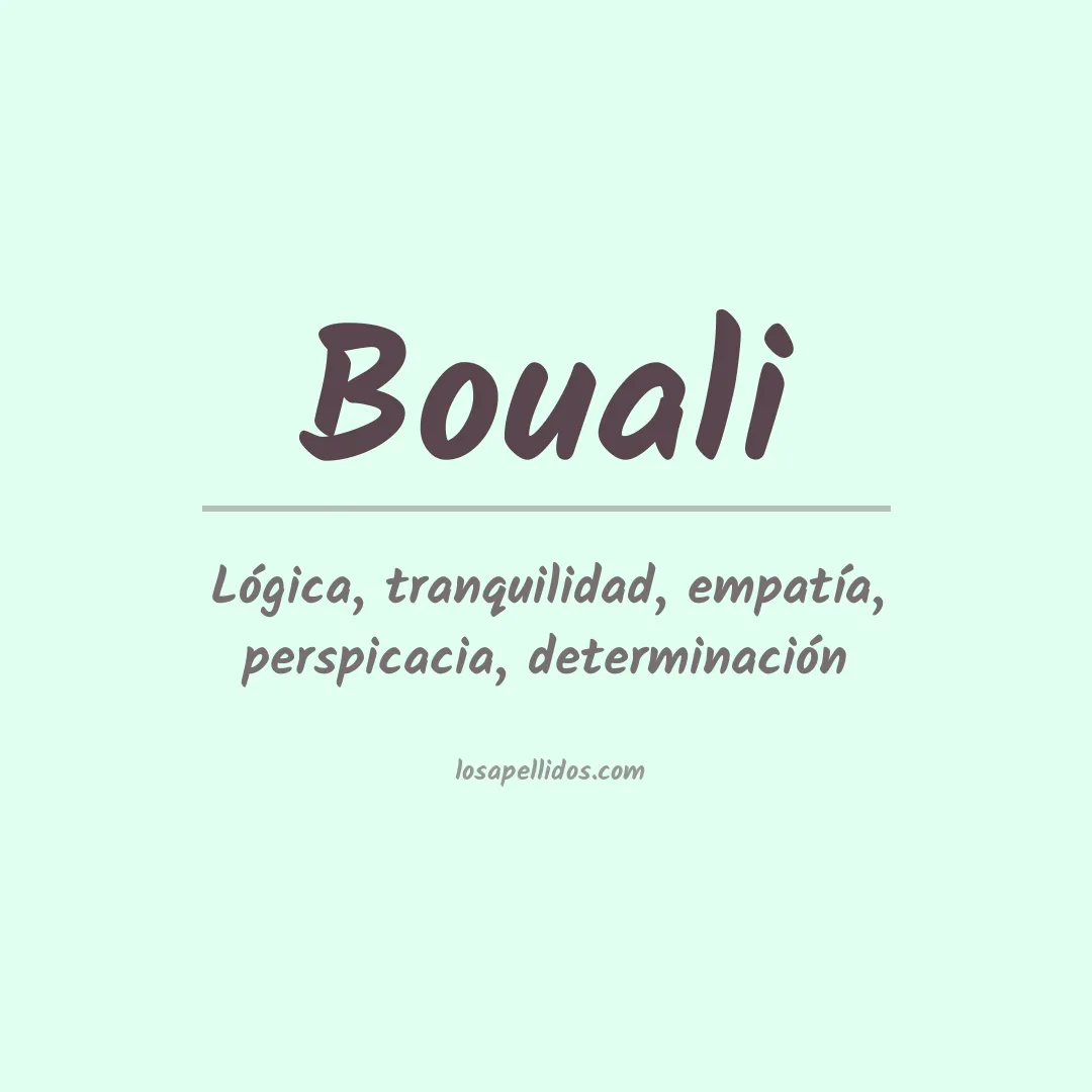 Apellido Bouali