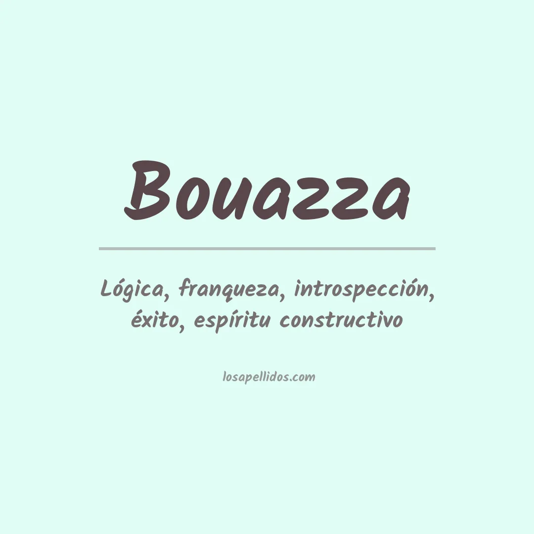 Apellido Bouazza