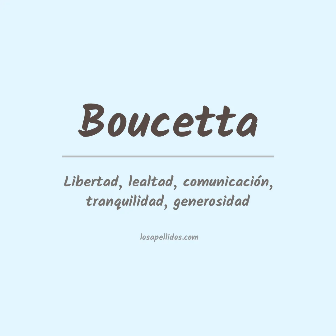 Apellido Boucetta