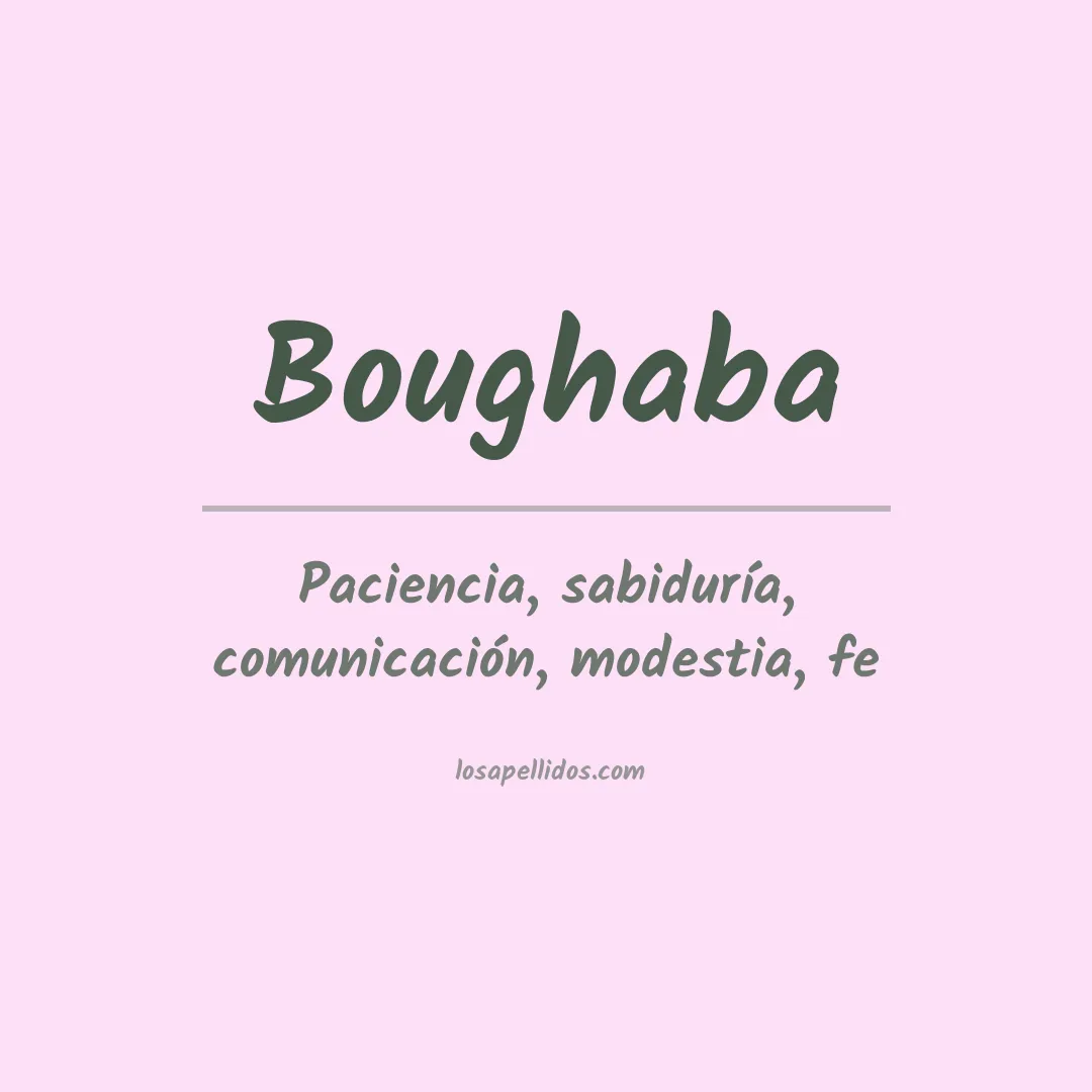 Apellido Boughaba