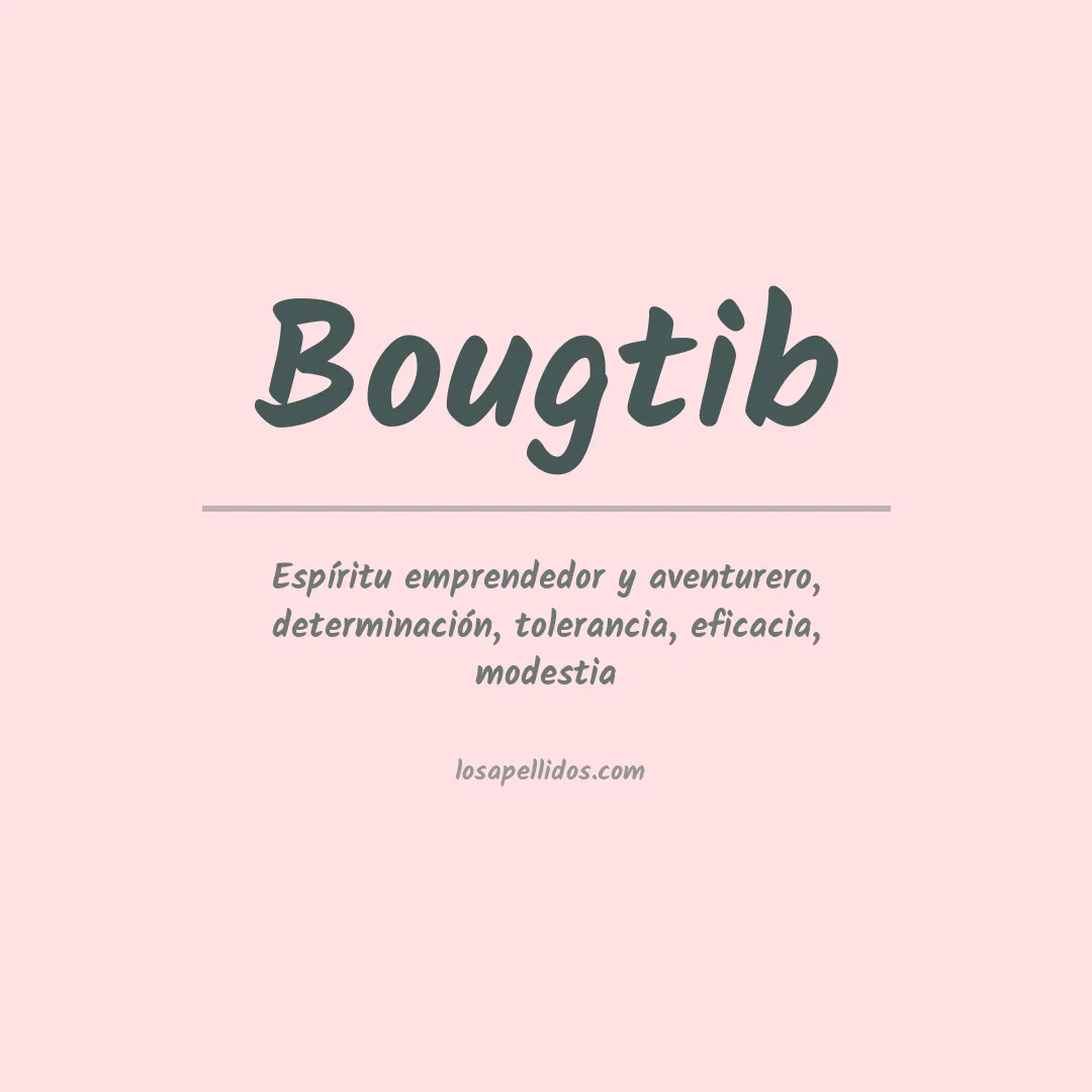 Apellido Bougtib