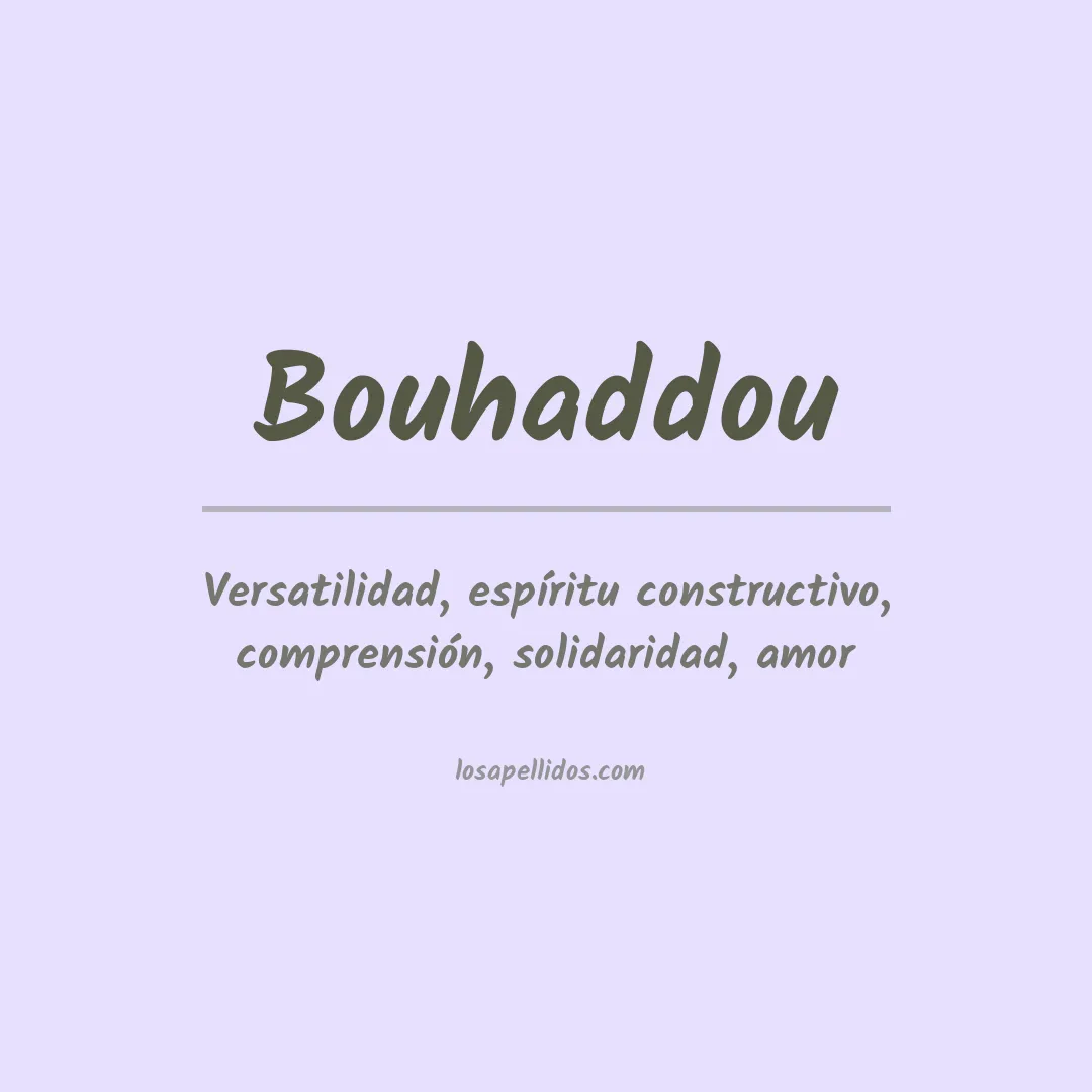 Apellido Bouhaddou
