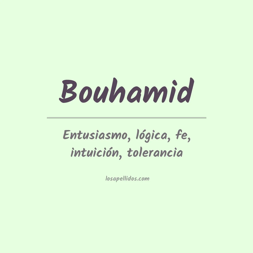 Apellido Bouhamid