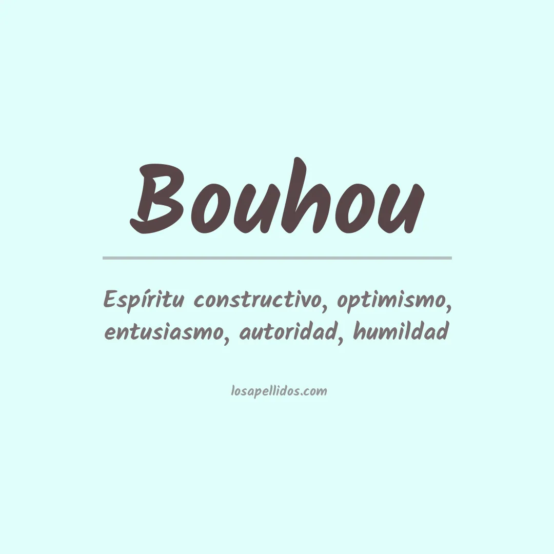 Apellido Bouhou
