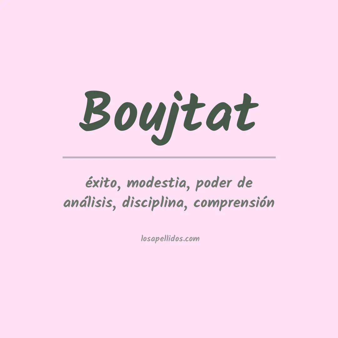 Apellido Boujtat