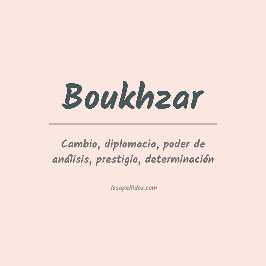 Apellido Boukhzar