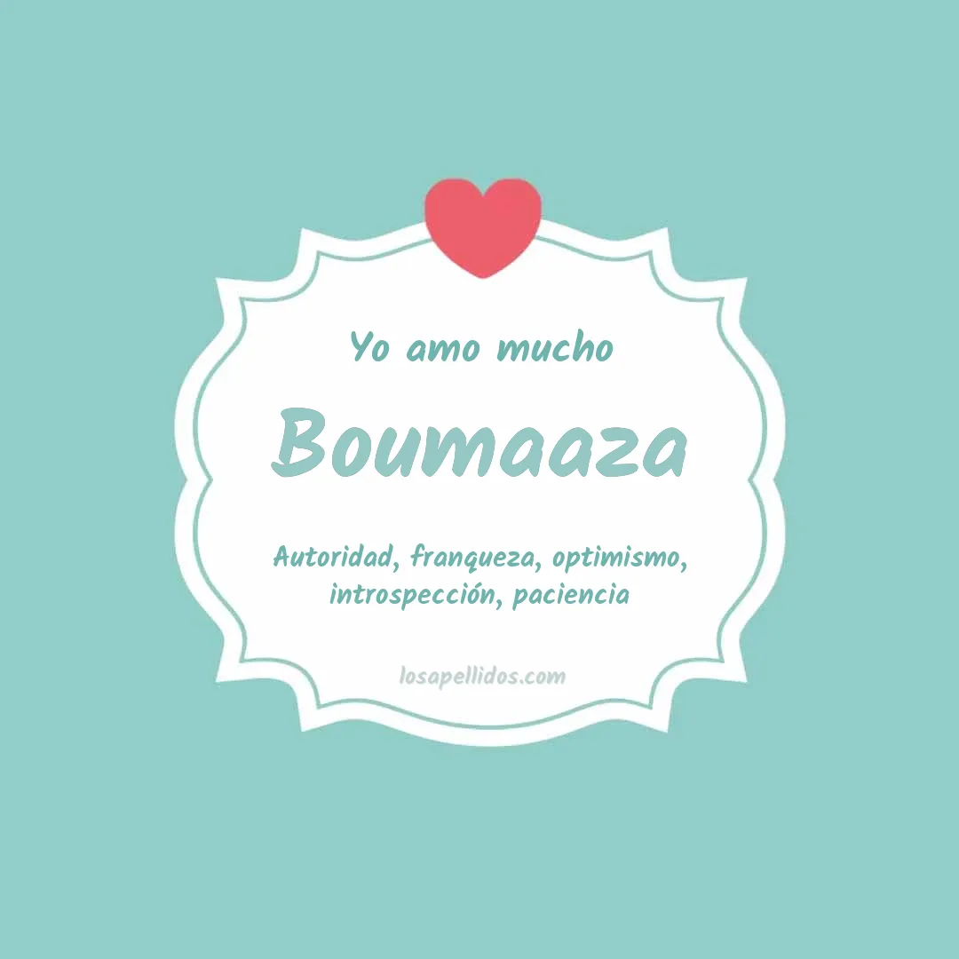 Yo amo mucho Boumaaza
