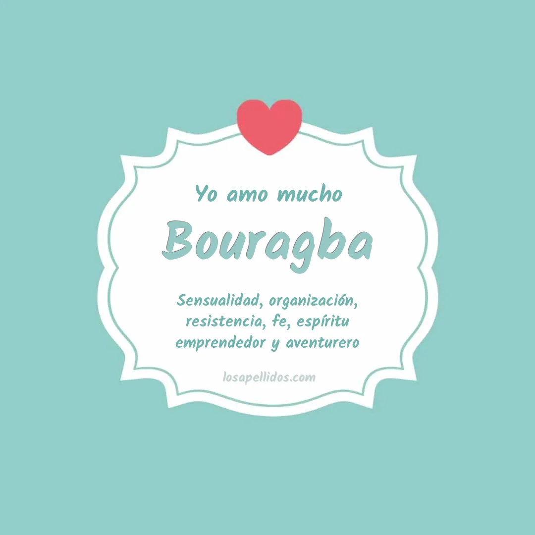 Yo amo mucho Bouragba
