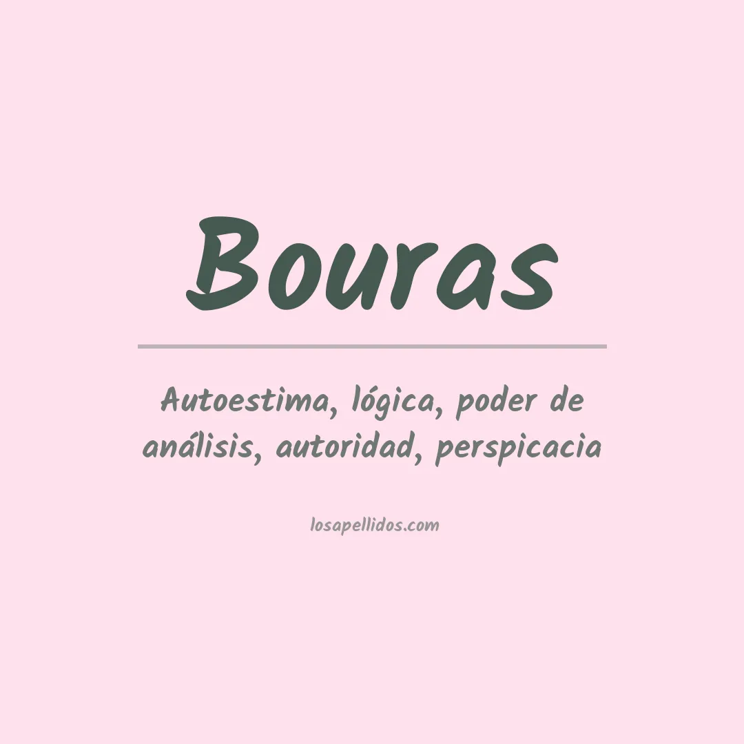Apellido Bouras