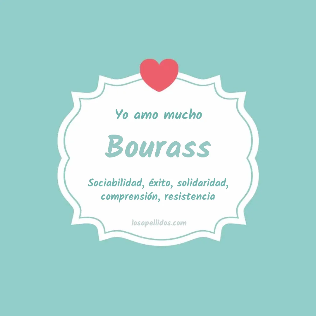 Yo amo mucho Bourass
