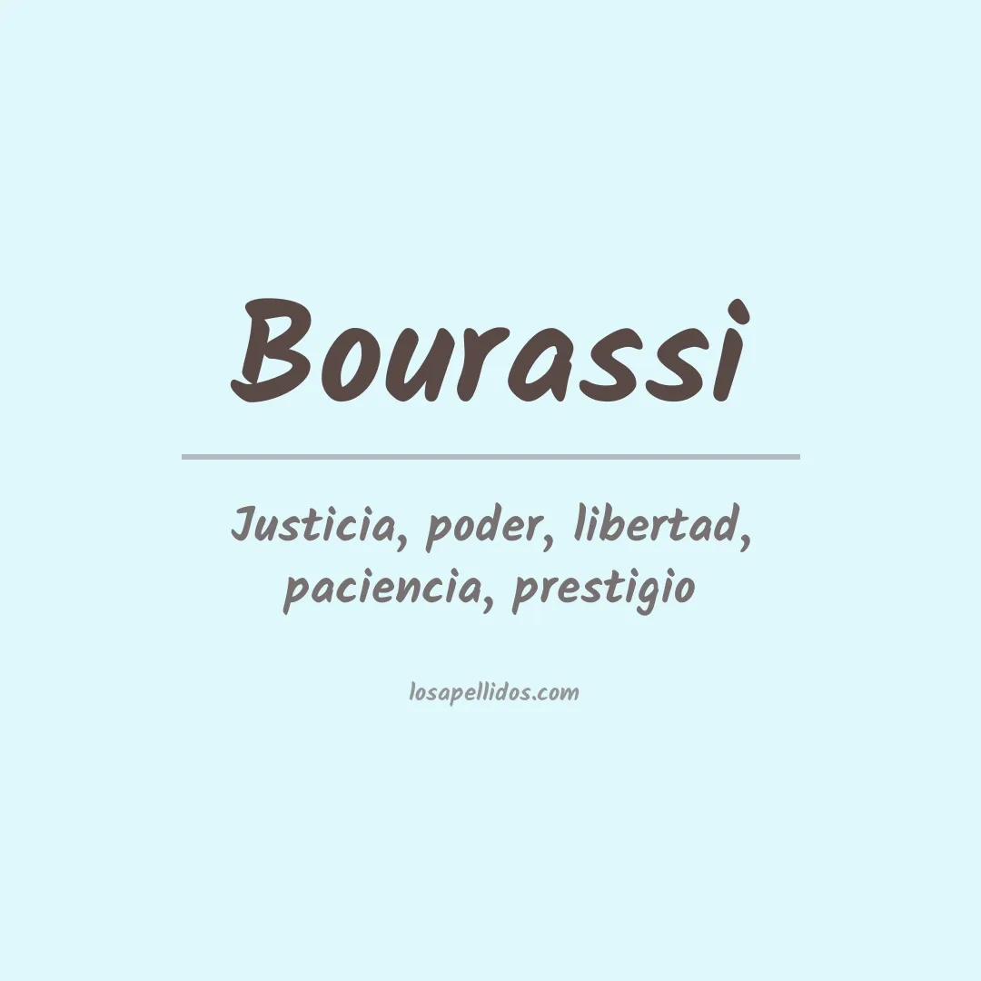 Apellido Bourassi