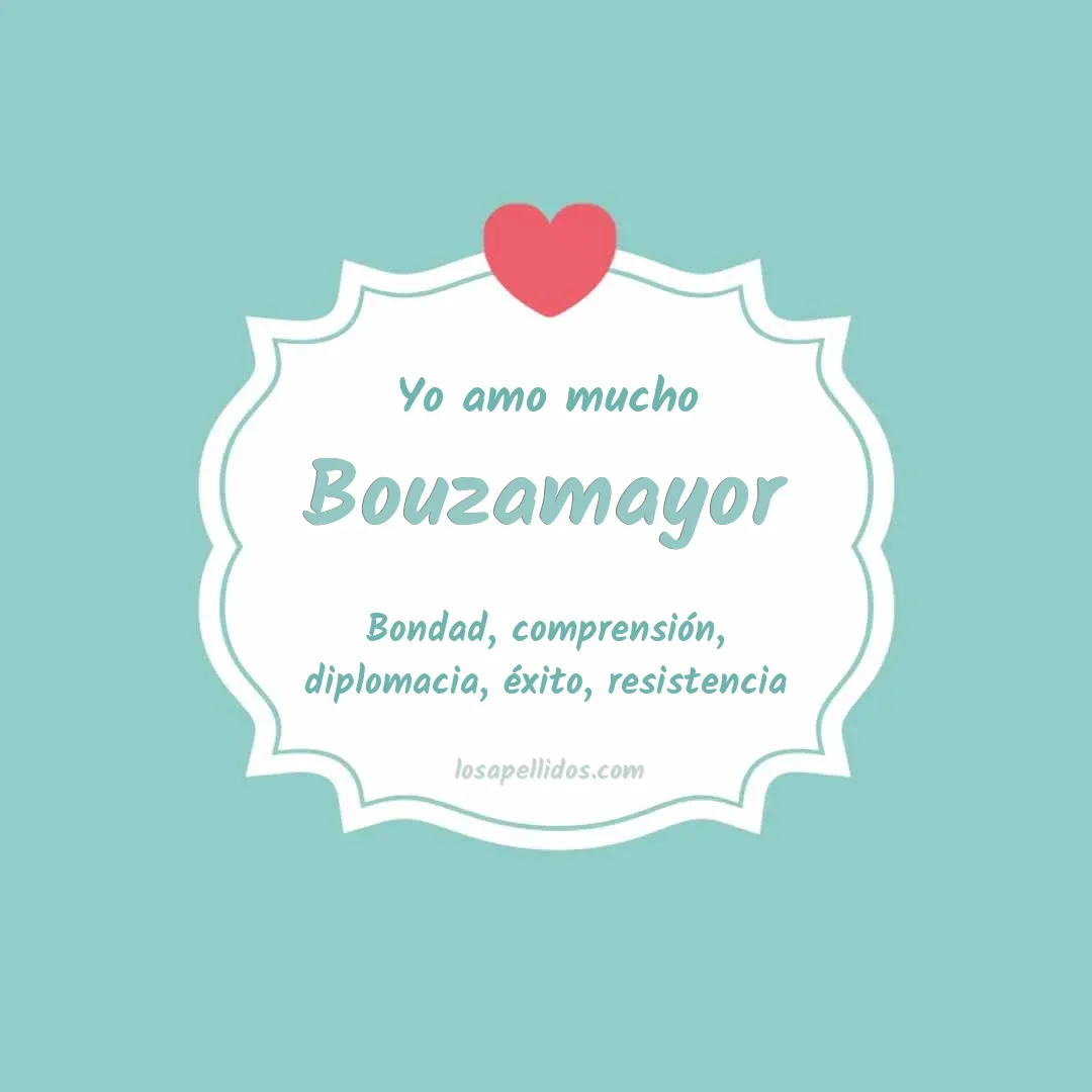 Yo amo mucho Bouzamayor