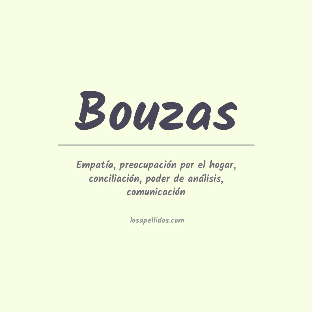 Apellido Bouzas