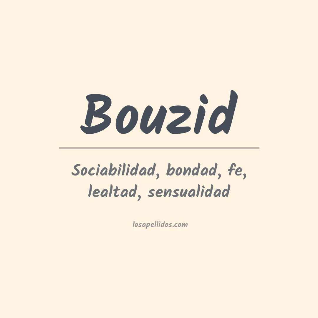 Apellido Bouzid