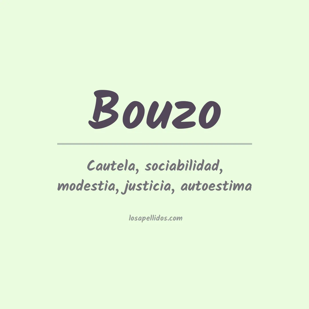 Apellido Bouzo