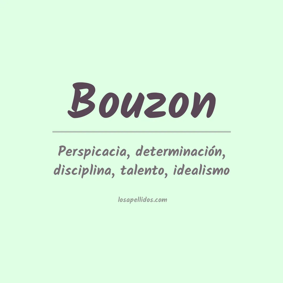 Apellido Bouzon