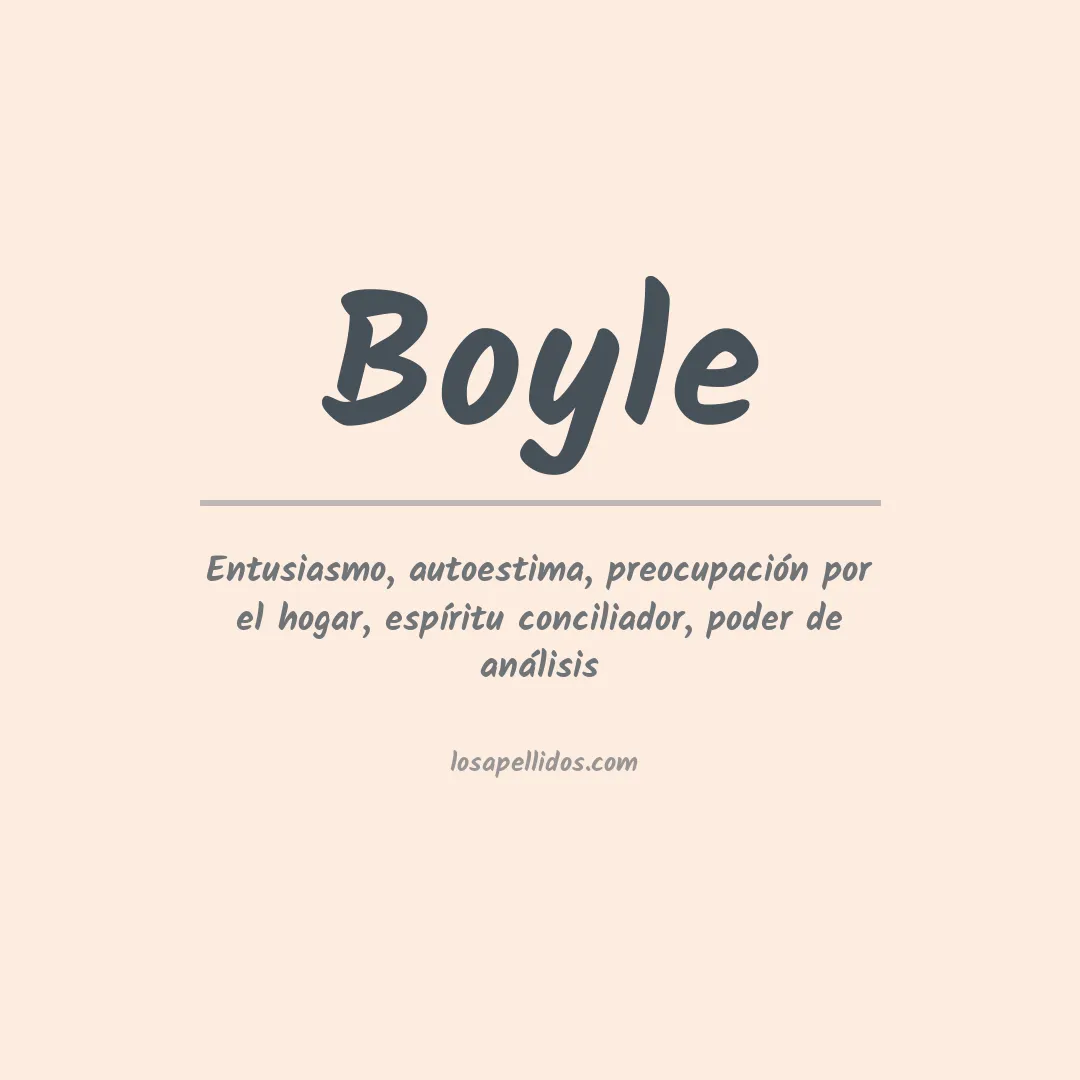 Apellido Boyle