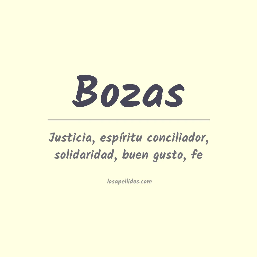 Apellido Bozas
