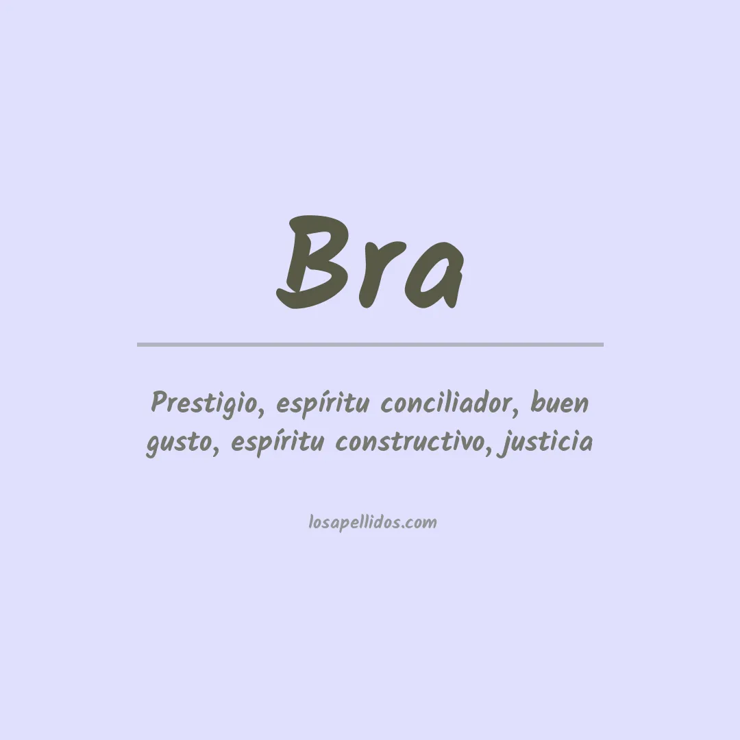Apellido Bra