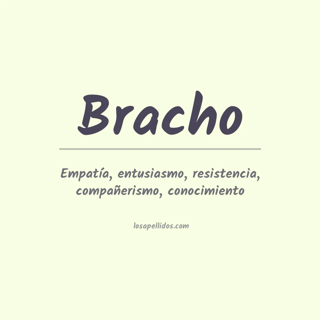 Apellido Bracho