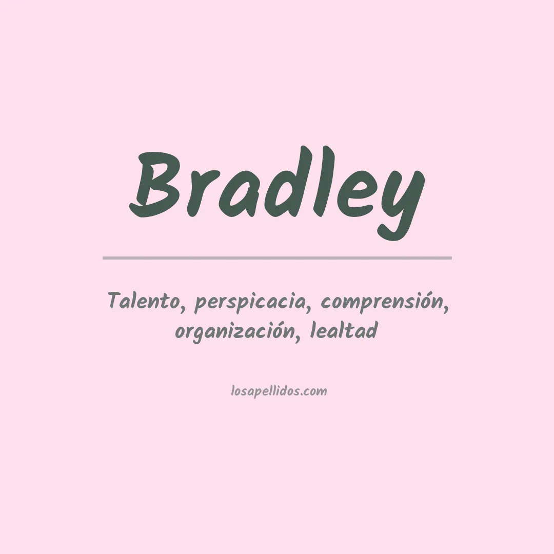 Apellido Bradley
