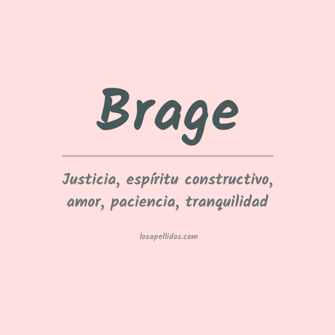 Apellido Brage