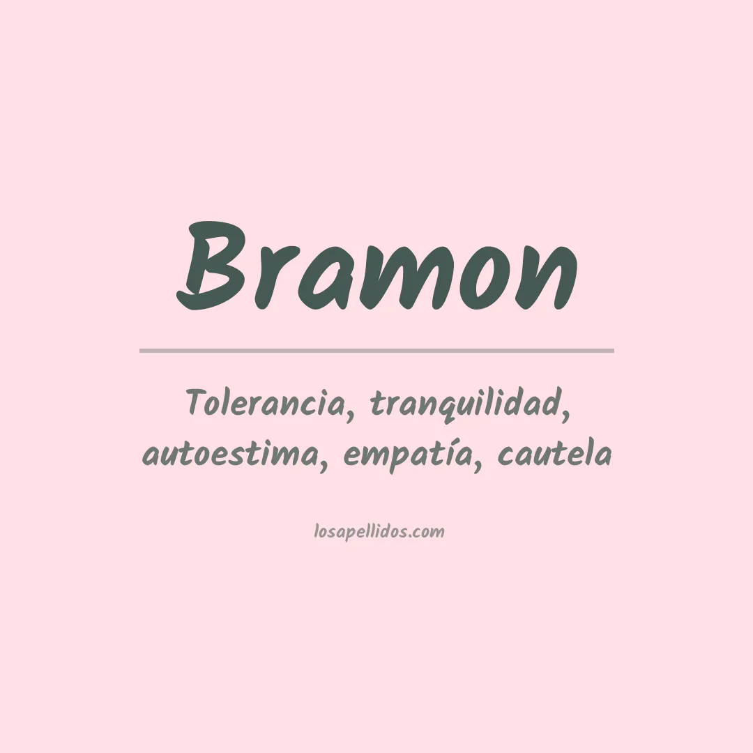 Apellido Bramon