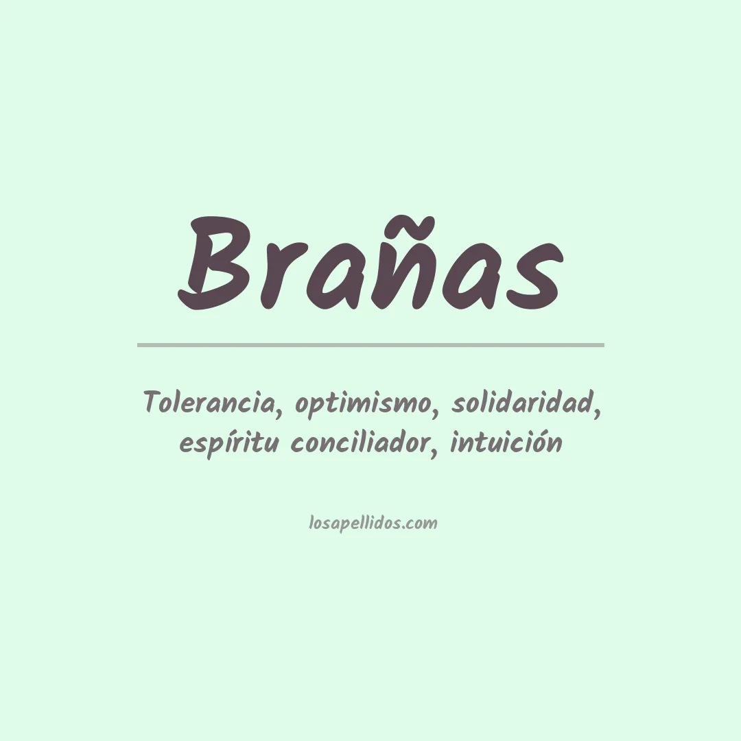 Apellido Brañas