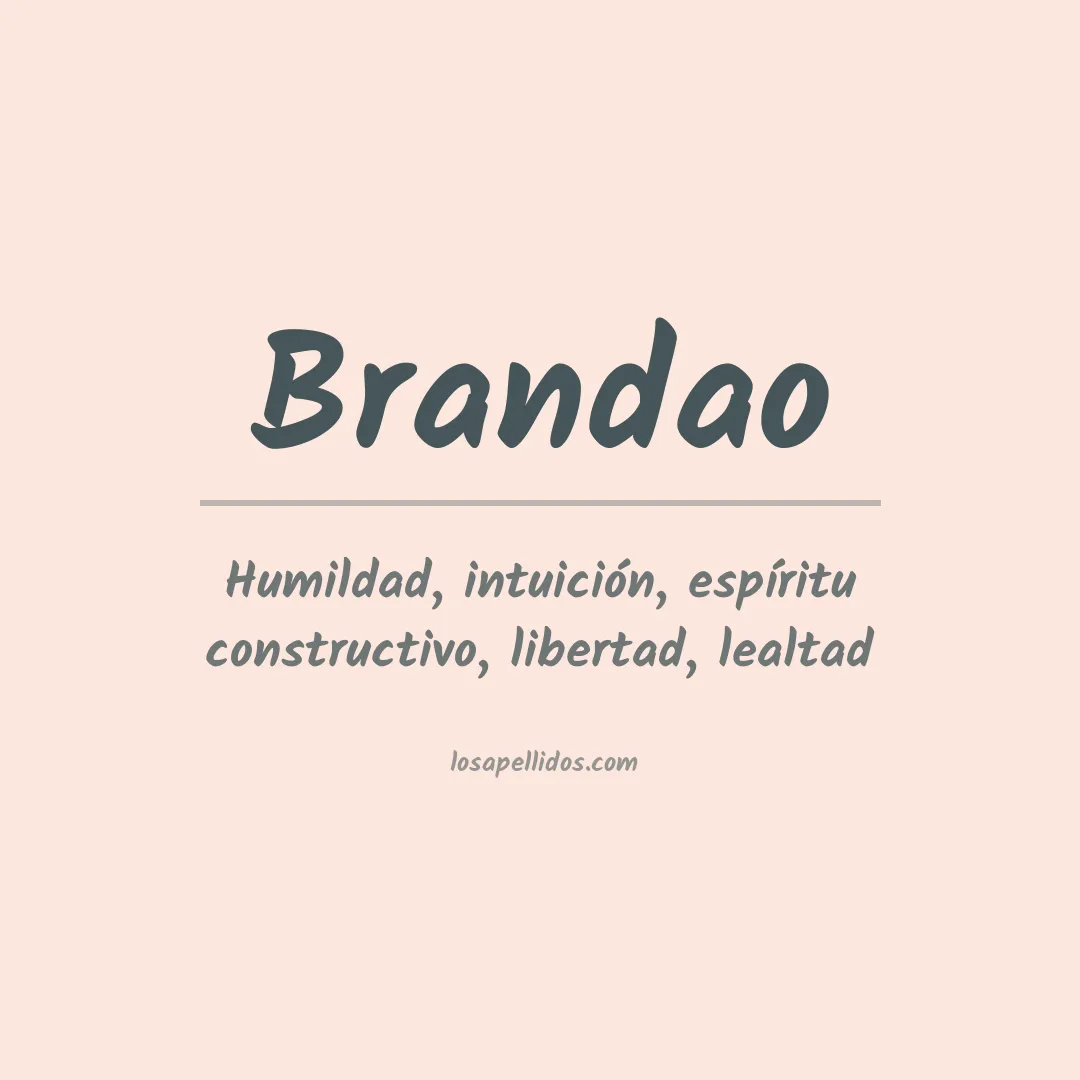 Apellido Brandao