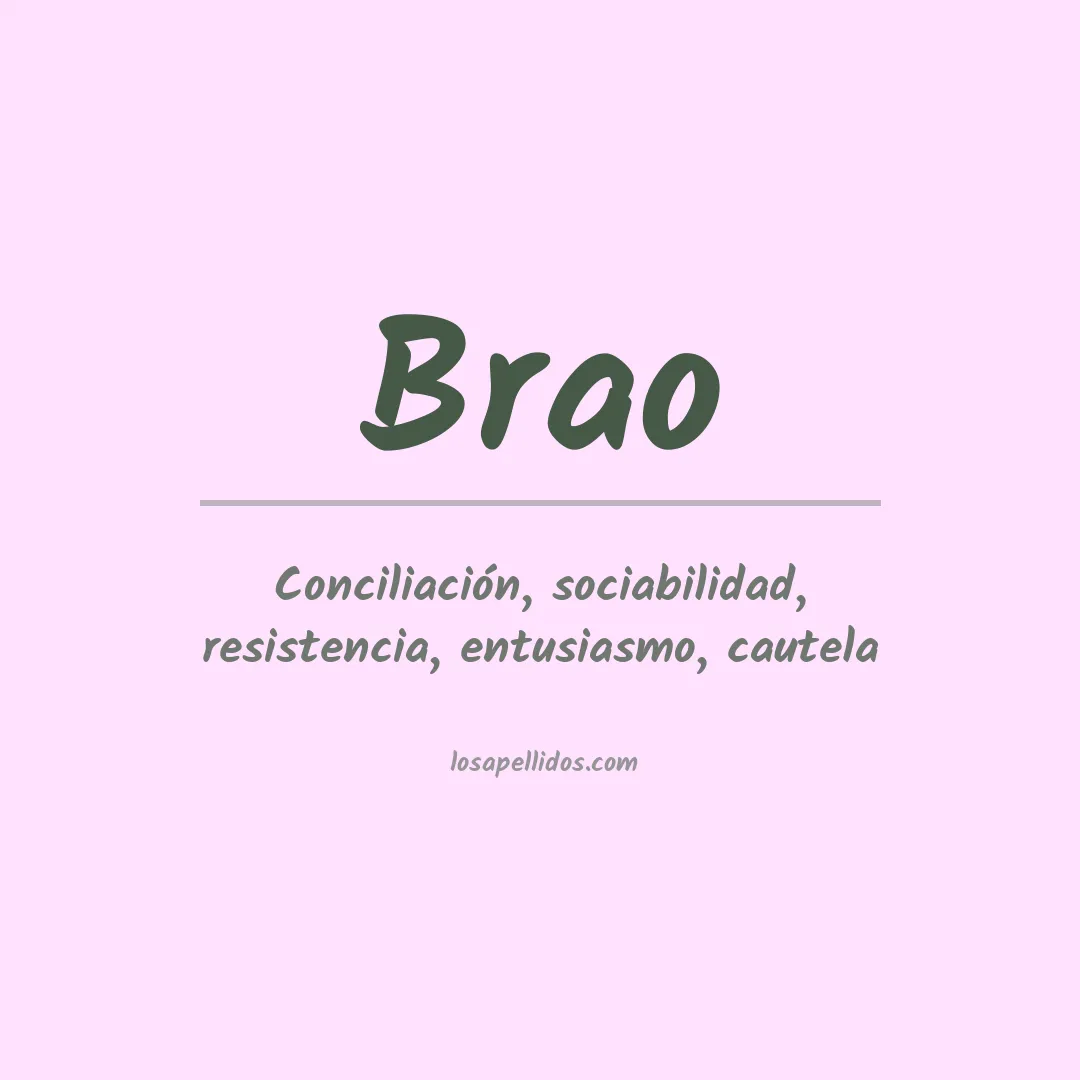 Apellido Brao