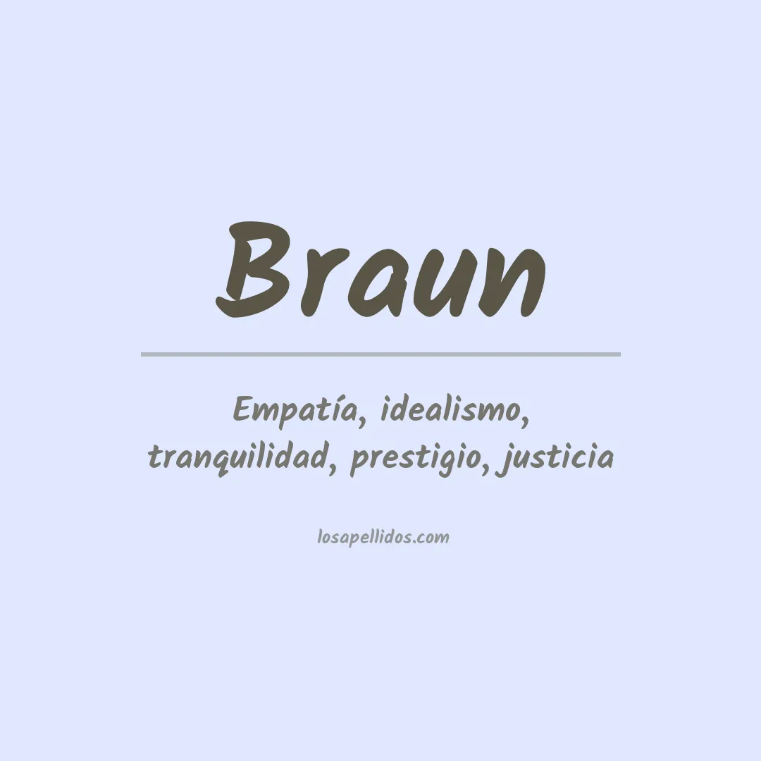 Apellido Braun