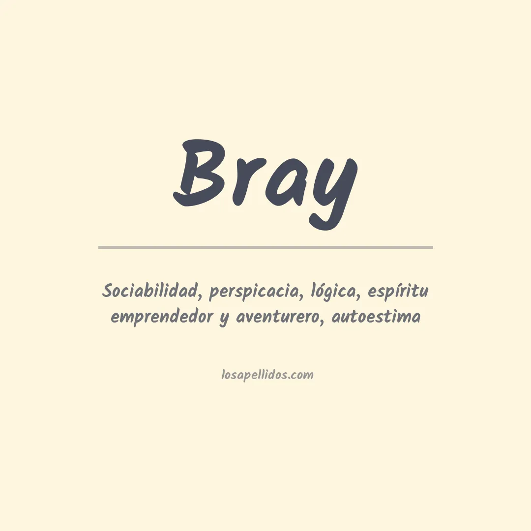 Apellido Bray