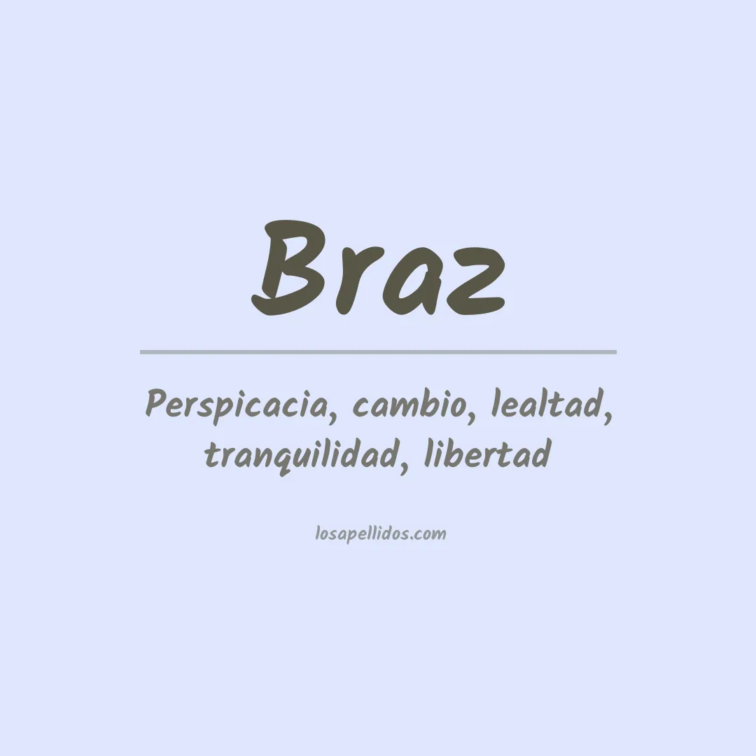 Apellido Braz