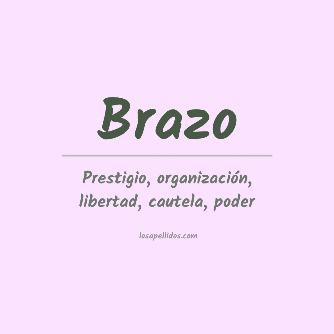 Apellido Brazo
