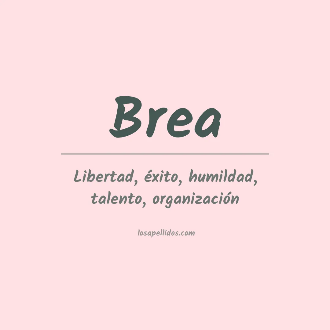 Apellido Brea